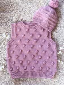 Freya Vest & Hat 8ply | Lisa F Design LF63