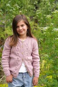 Verity Cardi Junior 8ply | Lisa F Design LF62