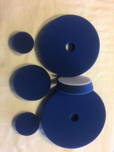 Buff and Shine buffing pads: Uro Tec Foam Blueberry all in one polish pad 6, 5, 3, 2, 1