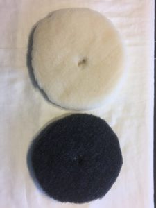 Buff and Shine buffing pads: Uro Wool Grey Medium Cutting pad 6, 5 ,3