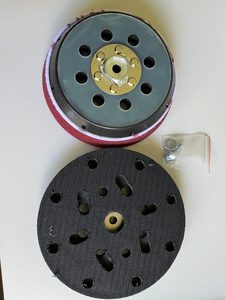 Buff and Shine buffing pads: Backing Plate for D/A and Rotary Polishers 6in / 150mm