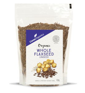 Baking Nuts Seeds: Organic Whole Flaxseed - 450g