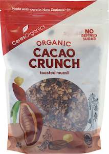 Breakfast Breakfast Cereal: Organic Cacao Crunch Muesli - 525g