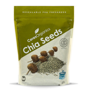 Breakfast Functional Foods: Organic Chia Seeds, Black - 400g