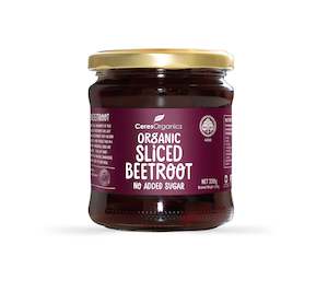 Cooking Canned Prepared Foods: Organic Beetroot, Sliced - 330g