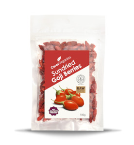 Baking Dried Fruits: Organic Sundried Goji Berries - 100g