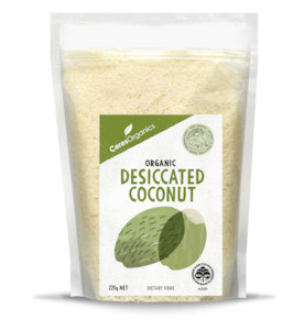 Baking Dried Fruits: Organic Coconut, Desiccated - 225g