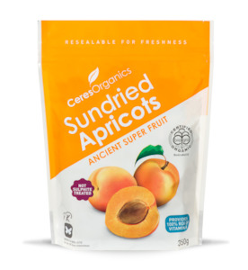 Baking Dried Fruits: Organic Sundried Apricots - 350g