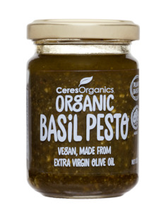 Cooking: Organic Basil Pesto - 130 g