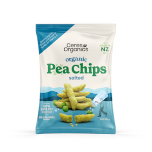 Snacks Savoury Snacks: Organic Pea Chips, Salted - 100g