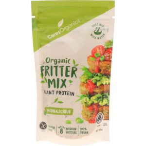 Cooking Plant Based Foods: Organic Fritter Mix, Herbalicious - 140g