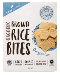 Snacks: Organic Rice Bites, Original - 100g