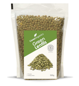 Organic Lentils, Green - 500g