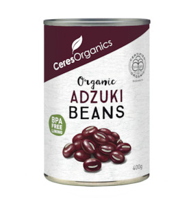 Cooking Canned Prepared Foods: Organic Adzuki Beans - 400g