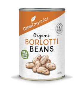 Organic Borlotti Beans - 400g