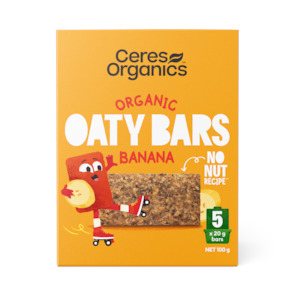 Snacks Sweet Snacks: Organic Oaty Bars, Banana - 100 g