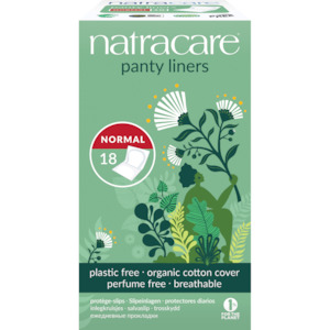 Personal Care Period Maternity Care: Natracare Normal Panty Liners Purse Pack 18s - 18pk