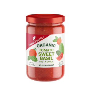 Organic Tomato, Sweet Basil Pasta Sauce - 690g