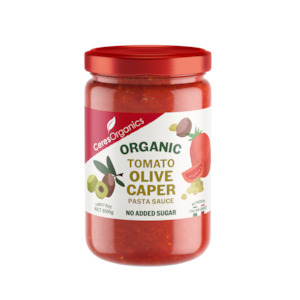 Cooking Cooking Sauces Pastes: Organic Tomato, Olive, Caper Pasta Sauce - 690g