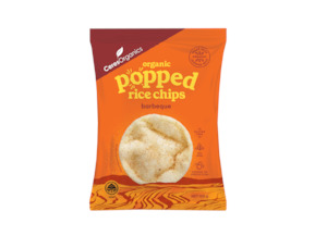 Snacks Savoury Snacks Chip Alternatives: Organic Popped Rice Chips, Barbeque - 100g