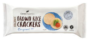 Organic Brown Rice Crackers, Original - 115g
