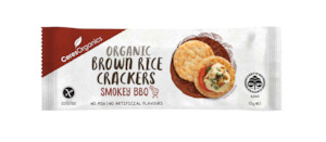 Organic Brown Rice Crackers, Smokey BBQ - 115g