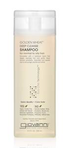 Personal Care Hair Care Shampoo Conditioner: Giovanni Golden Wheat Deep Cleanse Shampoo 250ml - 250ml