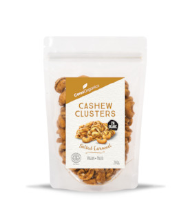 Organic Cashew Clusters, Salted Caramel - 200 g