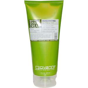Personal Care Face Body Shaving: Giovanni Moisturising Shave Cream Invigorating Tea Tree & Mint 207ml - 207ml