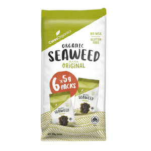Snacks: Organic Roasted Seaweed Multipack, Original - 30g