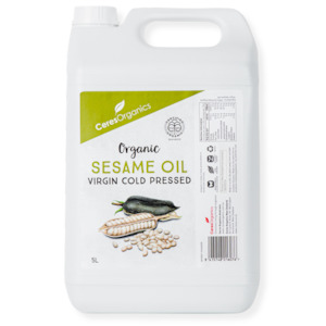 Sesame Oil Virgin Cold Pressed Organic - 5L