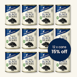 New: Organic Black Beans - CASE x 12 400g