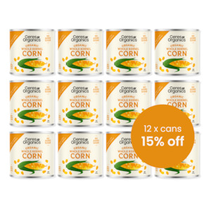 New: Organic Corn Kernels - CASE x 12 340g
