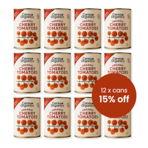 Organic Cherry Tomatoes - CASE 12 x 400g