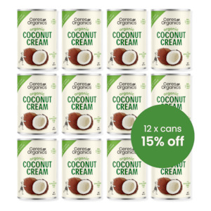 New: Organic Coconut Cream - CASE 12 x 400ml