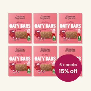 Organic Oaty Bars, Berry - CASE 6 x 100g Boxes