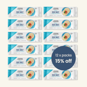 Specials: Organic Rice Crackers, Sea Salt - CASE 12 x 100g Packets