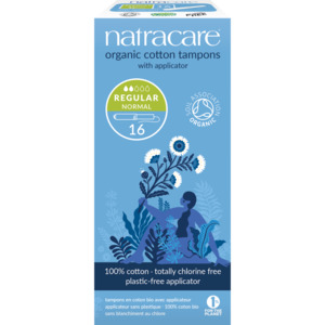 Natracare Organic Regular Applicator Tampons - 16pk
