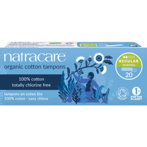 Natracare Organic Regular Tampons - 20pk