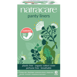 Natracare Curved Panty Liners - 30pk