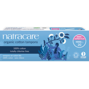 Natracare Organic Super Plus Tampons - 20pk