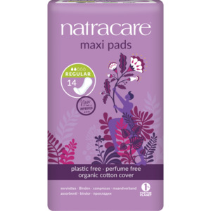Natracare Regular Maxi Pads - 14pk