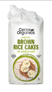 Organic Brown Rice Cakes, No Added Salt - 110g