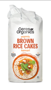 Organic Brown Rice Cakes, Tamari - 110g