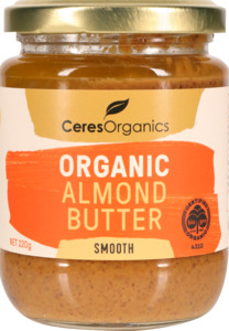 Organic Almond Butter, Smooth - 220 g