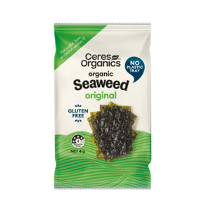 Organic Roasted Seaweed Snack, Original - 4g