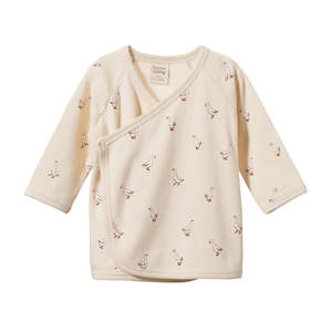 Nature Baby: Nature Baby Long Sleeve Kimono Bodysuit