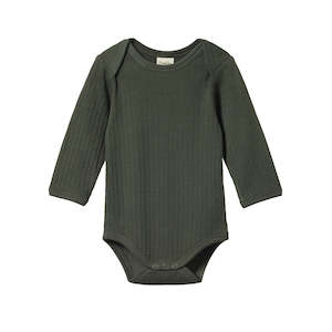 Long sleeve Bodysuit Pointelle