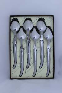 Laguiole: Stainless Steel Desert Spoons set 6