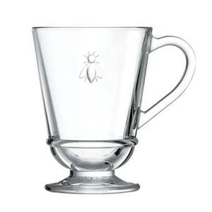 French Glass Bee Mug | La Rochere